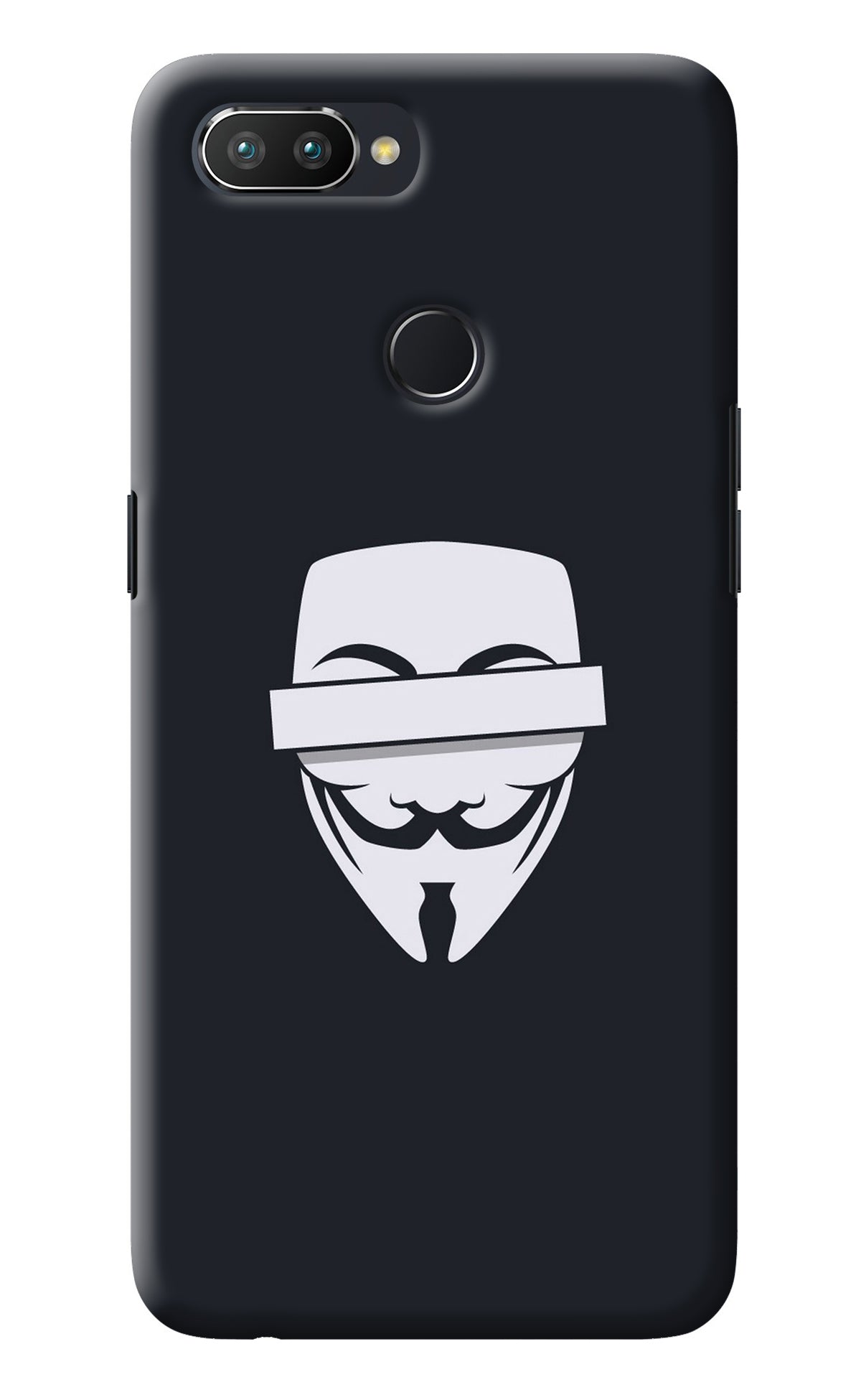 Anonymous Face Realme 2 Pro Back Cover