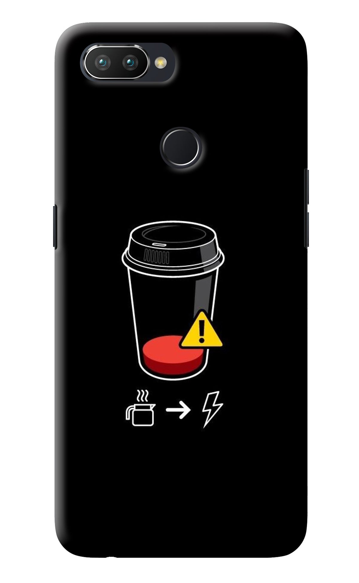 Coffee Realme 2 Pro Back Cover