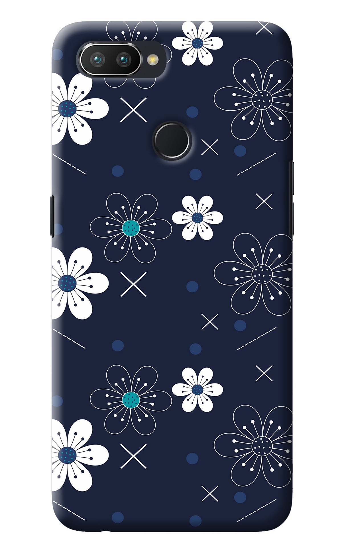 Flowers Realme 2 Pro Back Cover