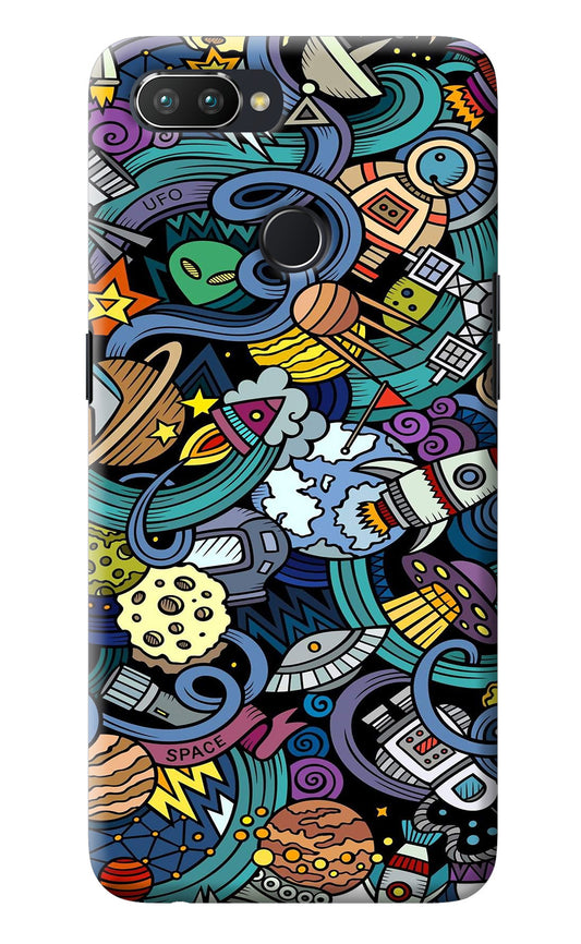 Space Abstract Realme 2 Pro Back Cover