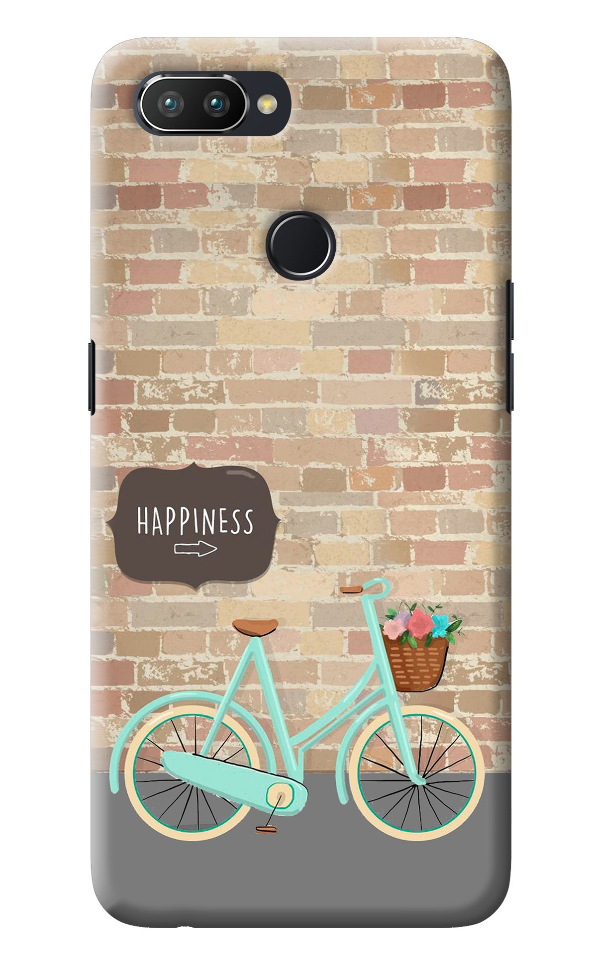 Happiness Artwork Realme 2 Pro Back Cover