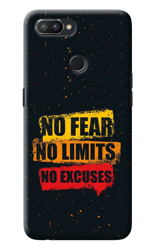 No Fear No Limits No Excuse Realme 2 Pro Back Cover