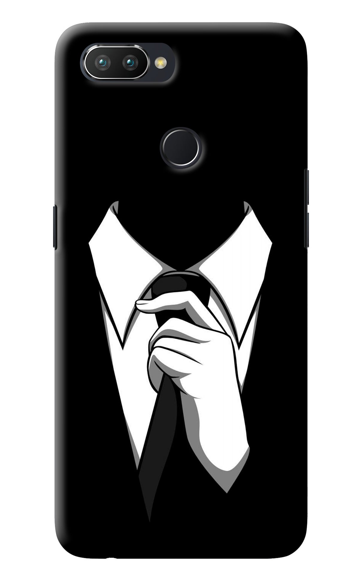 Black Tie Realme 2 Pro Back Cover