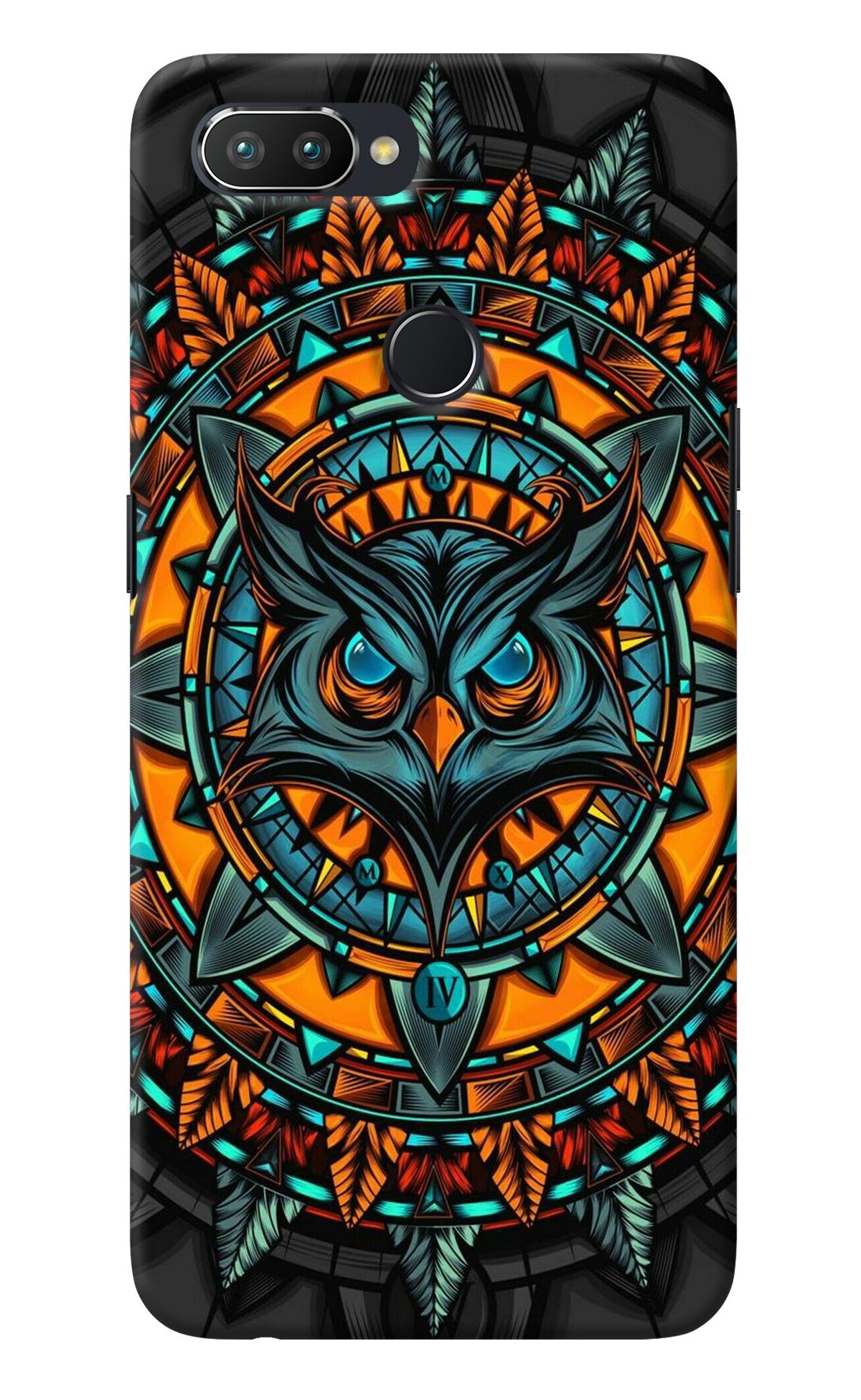 Angry Owl Art Realme 2 Pro Back Cover