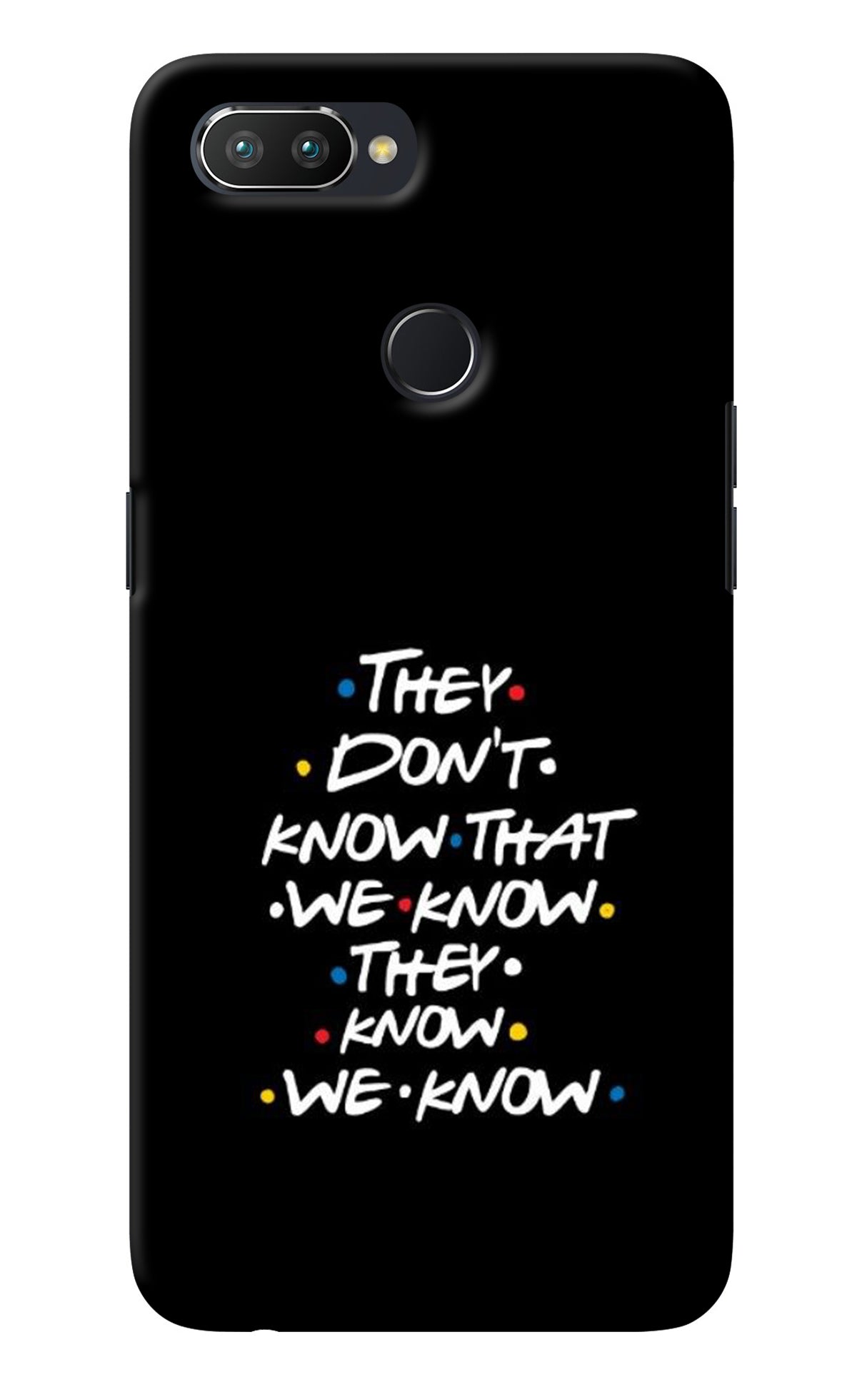 FRIENDS Dialogue Realme 2 Pro Back Cover