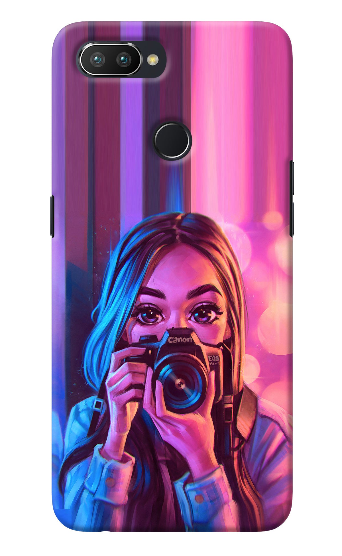 Girl Photographer Realme 2 Pro Back Cover