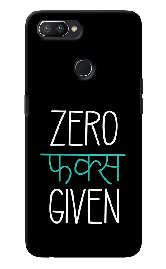 Zero Fucks Given Realme 2 Pro Back Cover