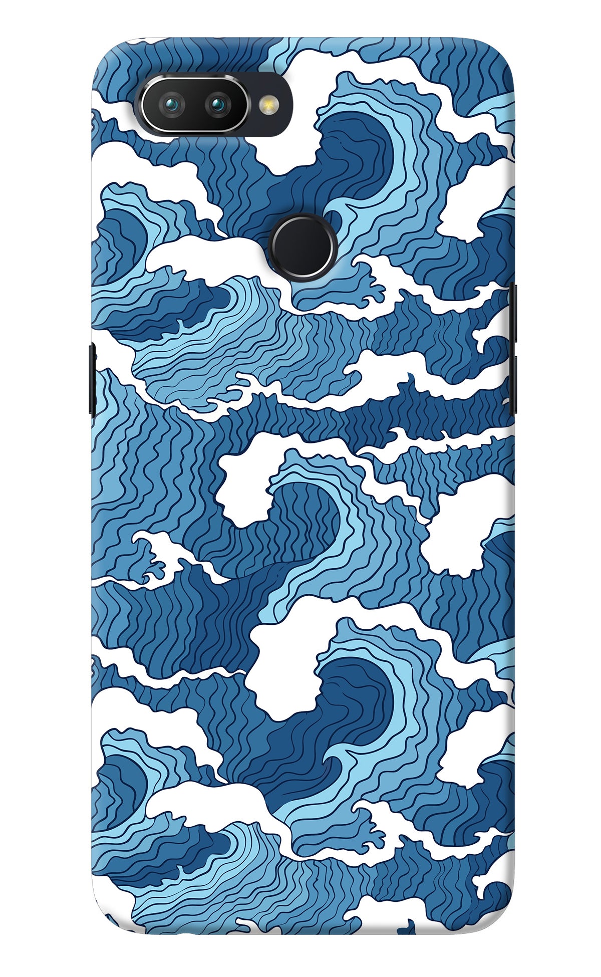 Blue Waves Realme 2 Pro Back Cover