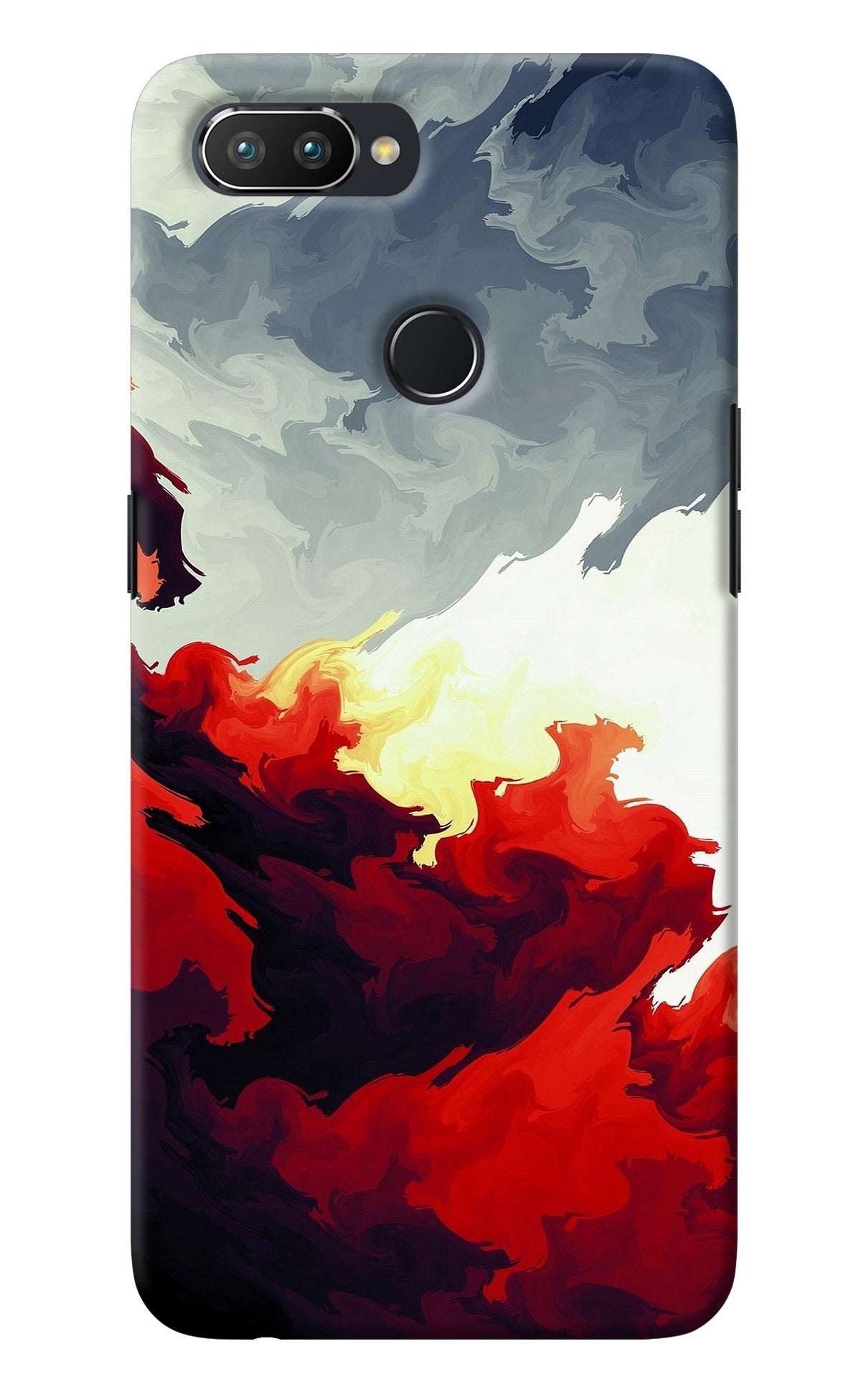 Fire Cloud Realme 2 Pro Back Cover