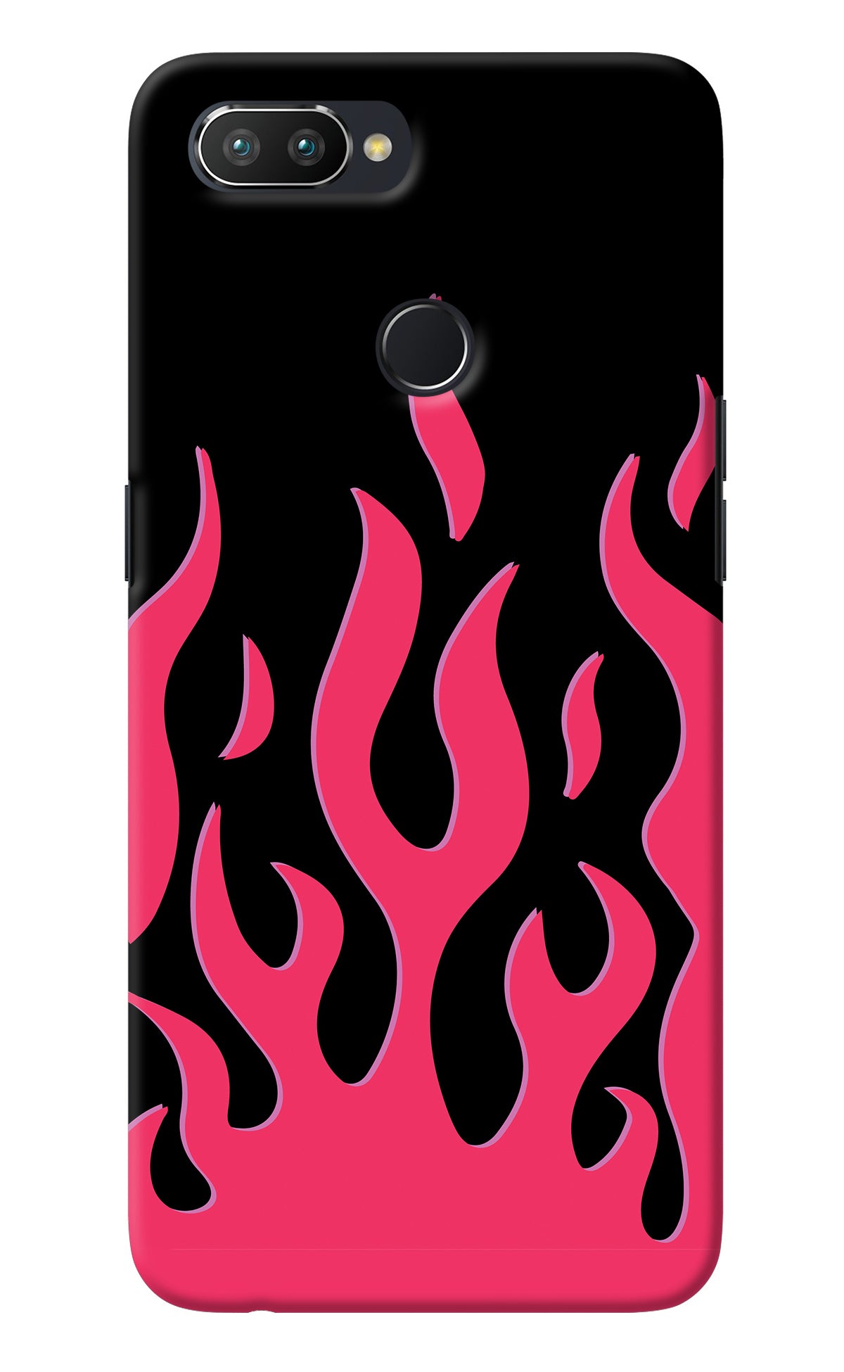 Fire Flames Realme 2 Pro Back Cover