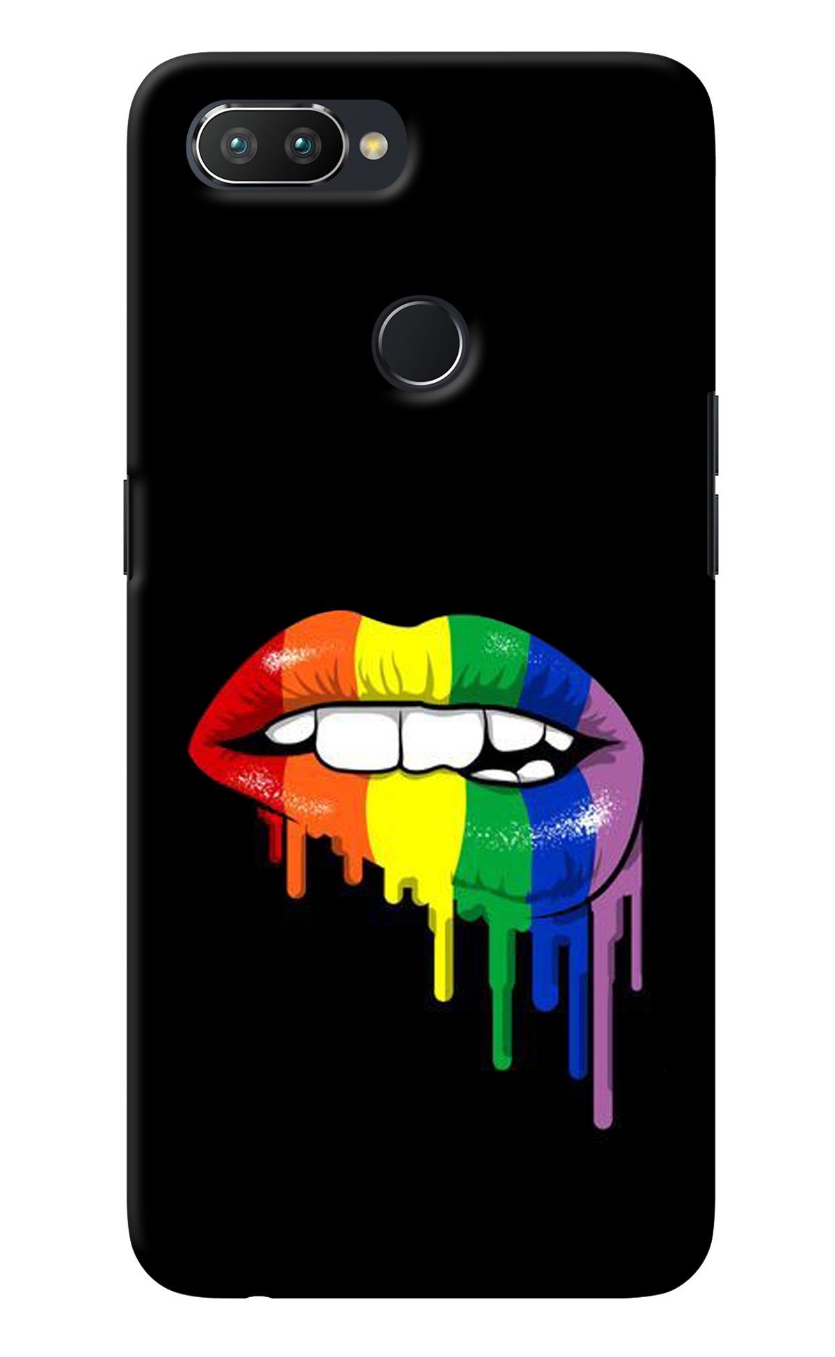 Lips Biting Realme 2 Pro Back Cover