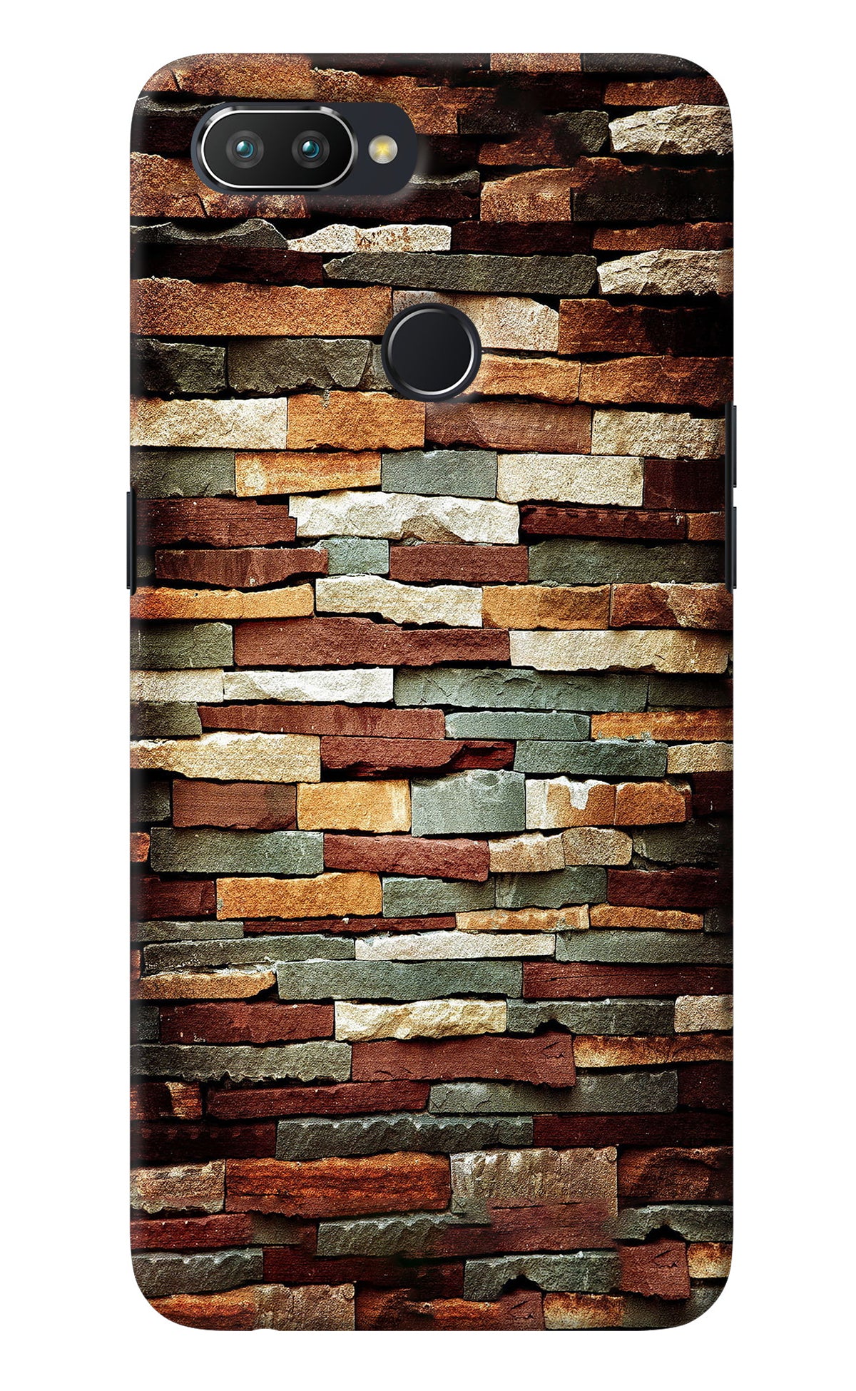 Bricks Pattern Realme 2 Pro Back Cover