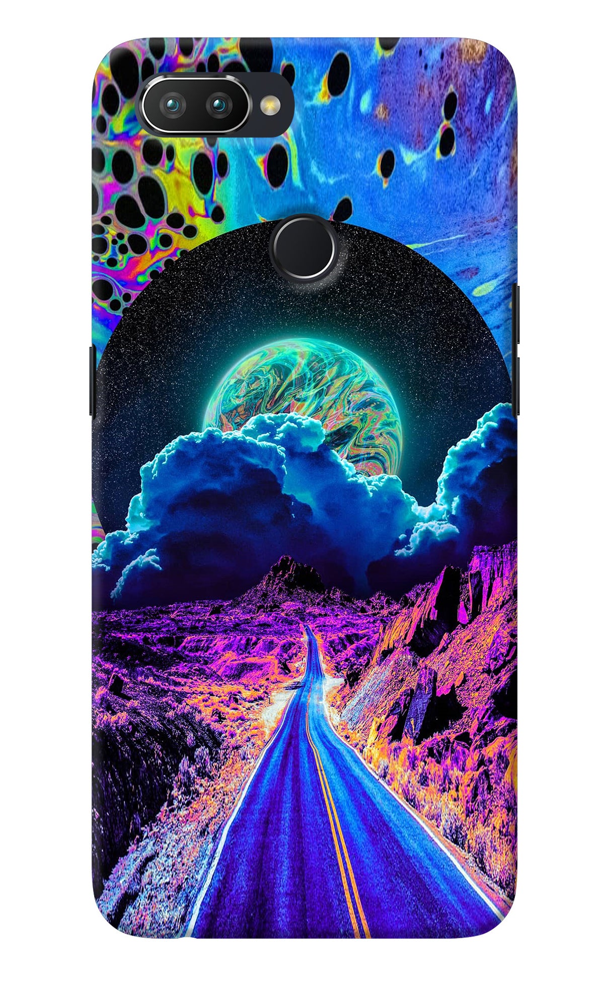 Psychedelic Painting Realme 2 Pro Back Cover