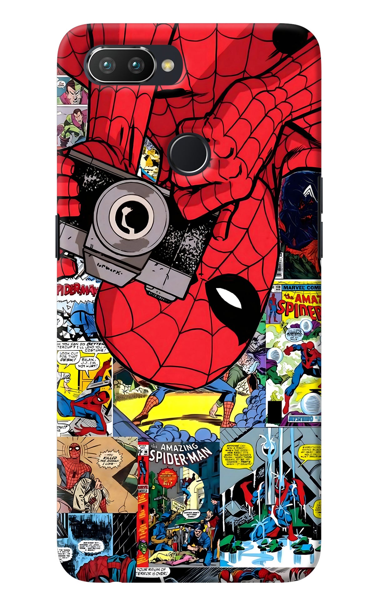 Spider Man Realme 2 Pro Back Cover