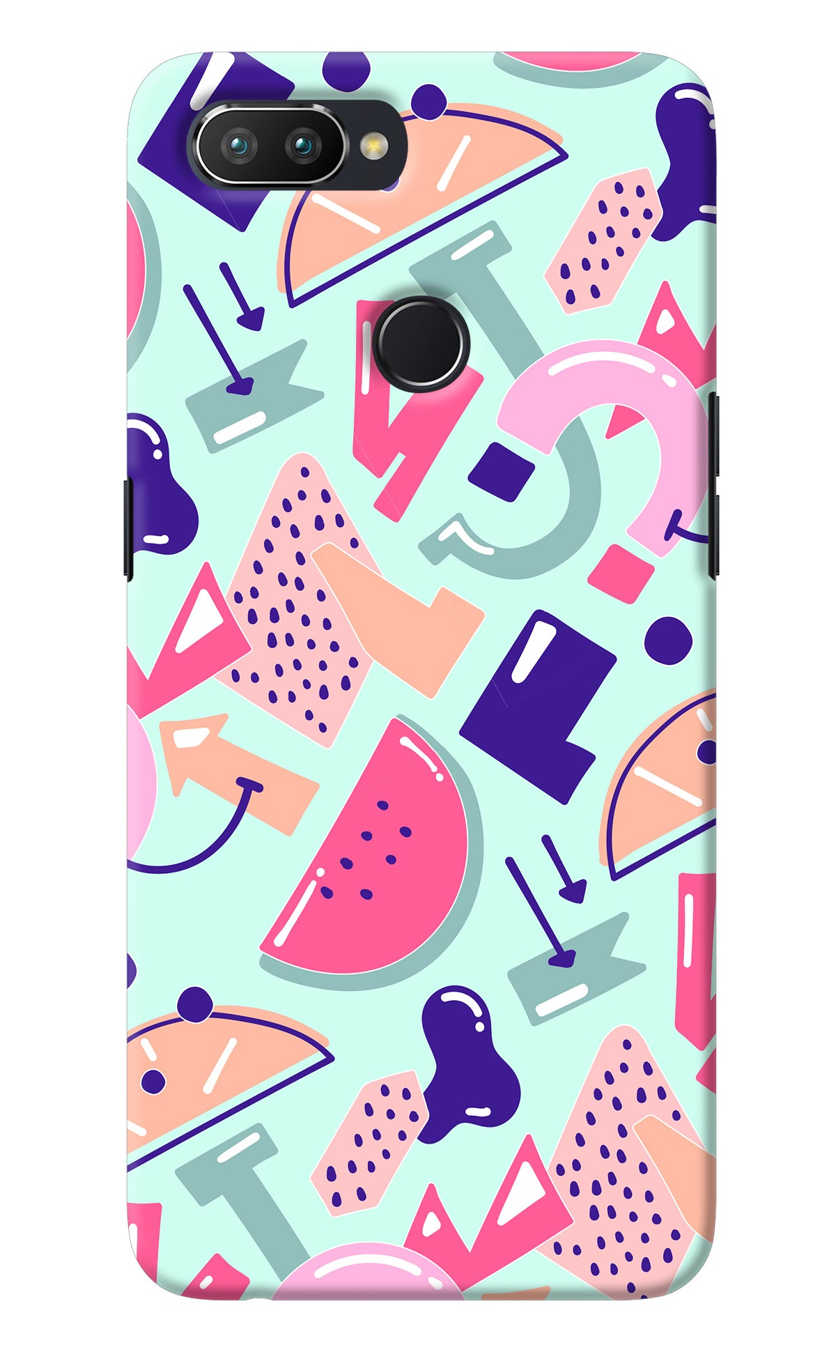 Doodle Pattern Realme 2 Pro Back Cover