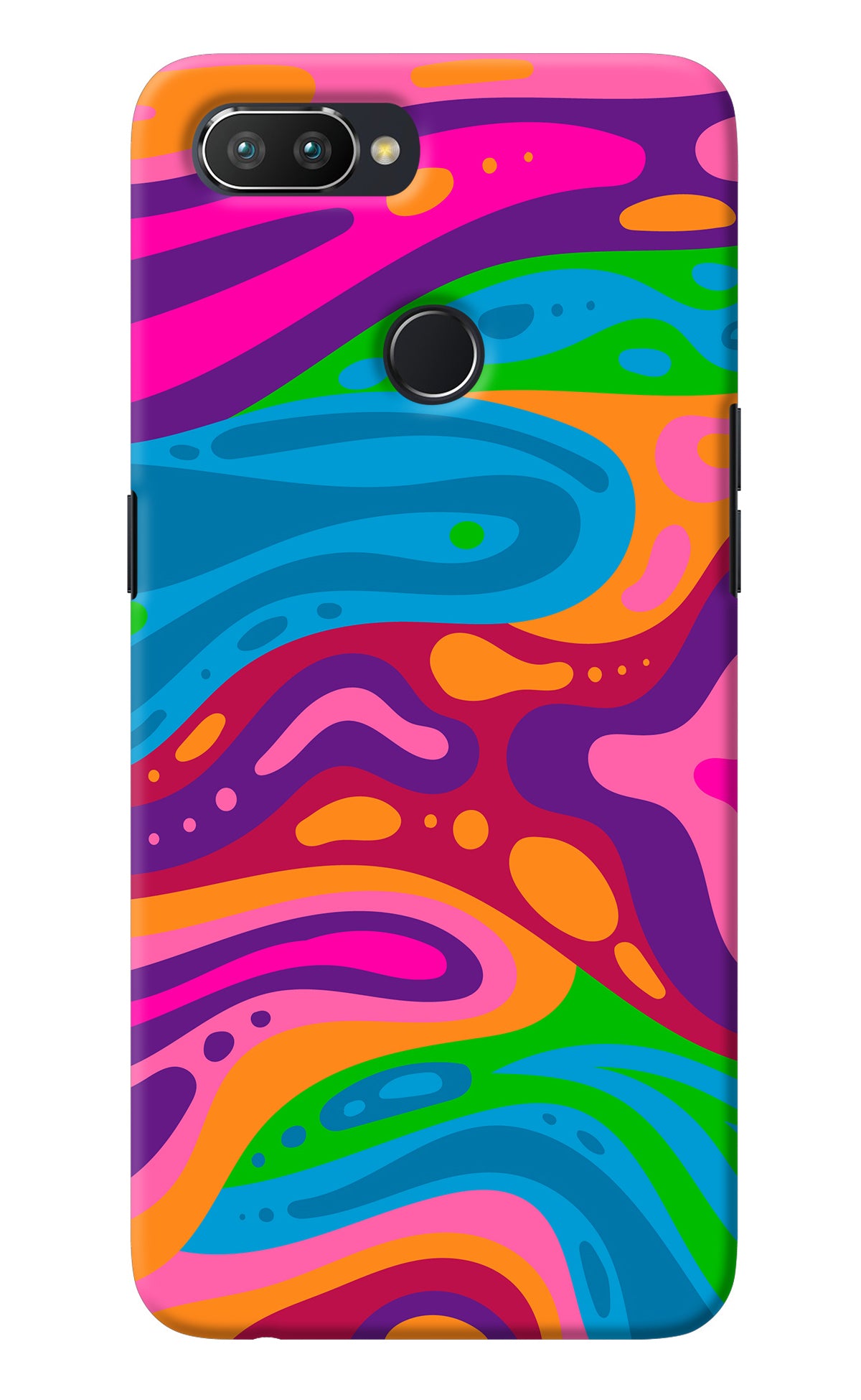 Trippy Pattern Realme 2 Pro Back Cover