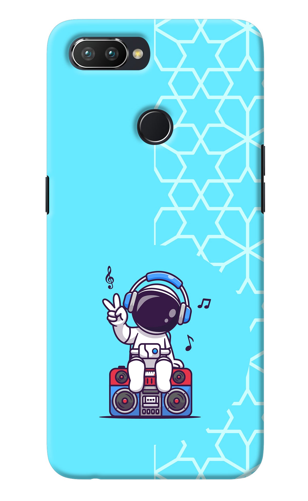 Cute Astronaut Chilling Realme 2 Pro Back Cover