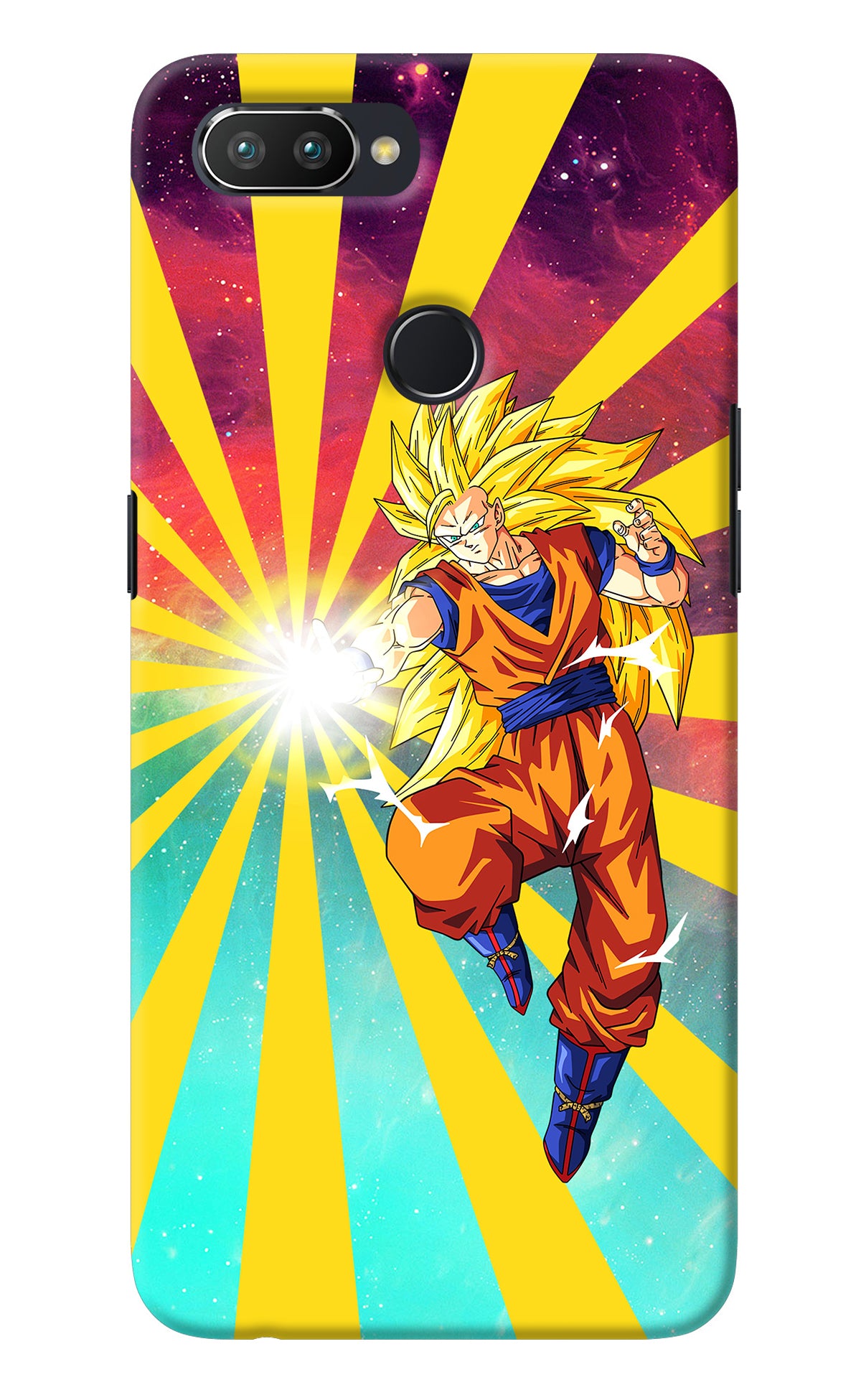 Goku Super Saiyan Realme 2 Pro Back Cover