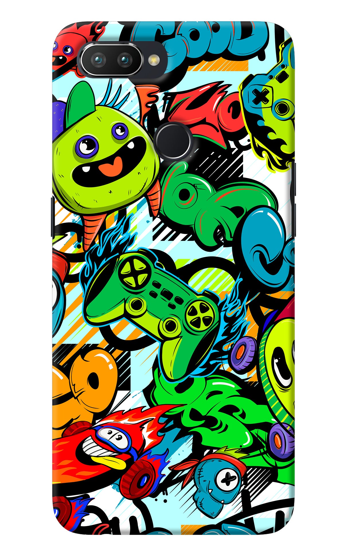 Game Doodle Realme 2 Pro Back Cover