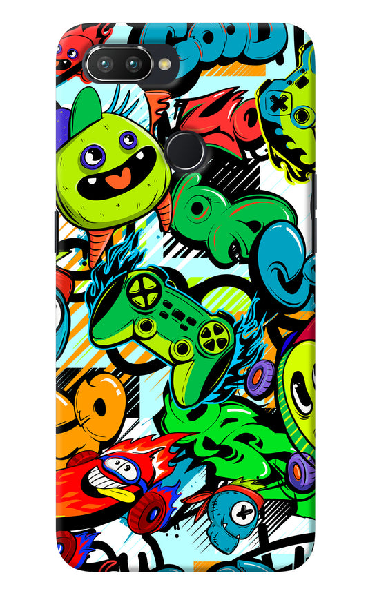 Game Doodle Realme 2 Pro Back Cover