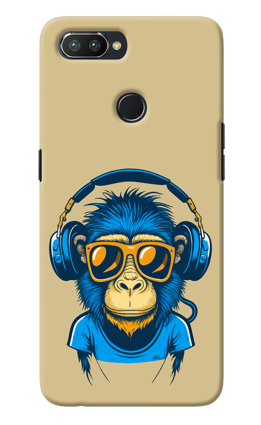 Monkey Headphone Realme 2 Pro Back Cover