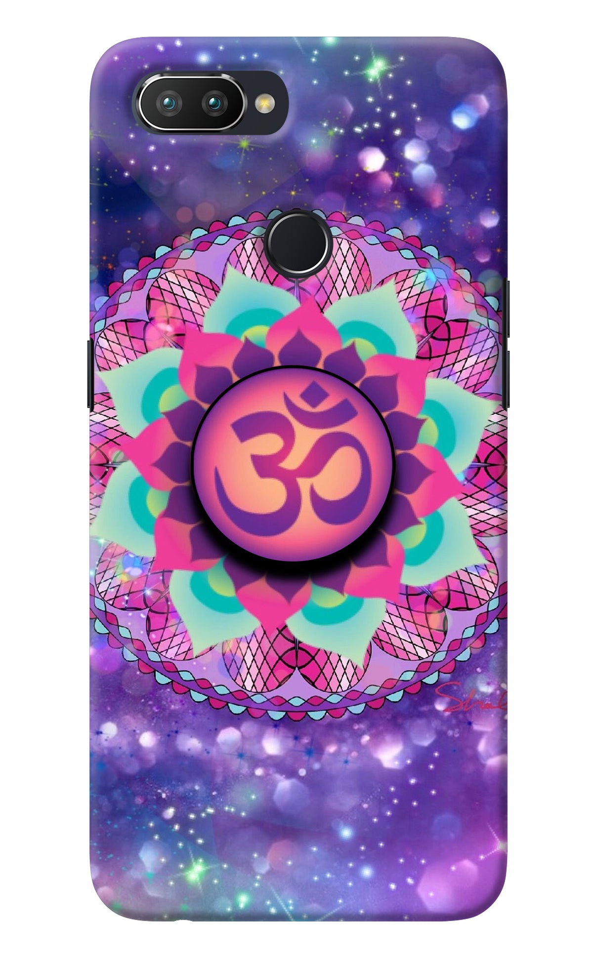 Om Purple Realme 2 Pro Pop Case