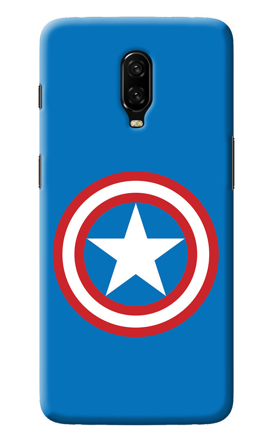 Captain America Logo Oneplus 6T Back Cover