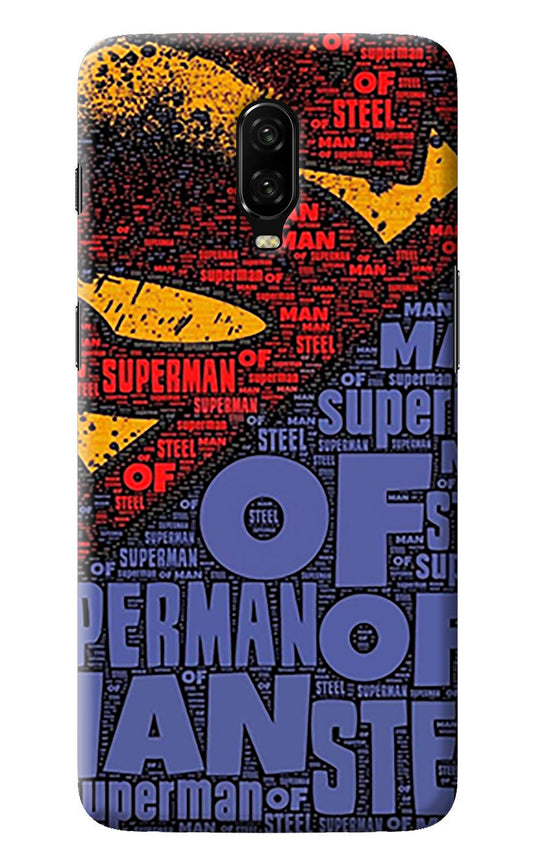 Superman Oneplus 6T Back Cover