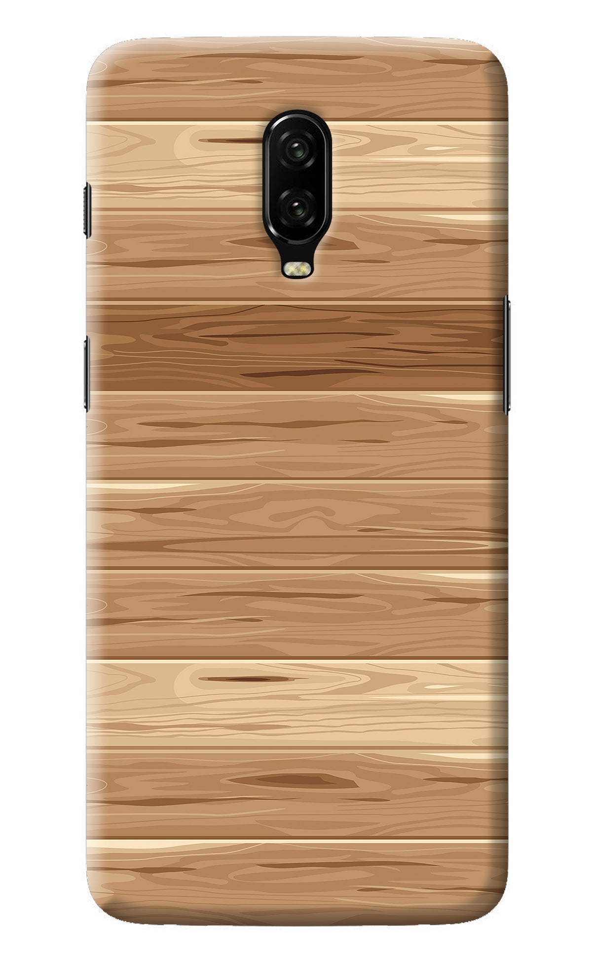 Wooden Vector Oneplus 6T Back Cover