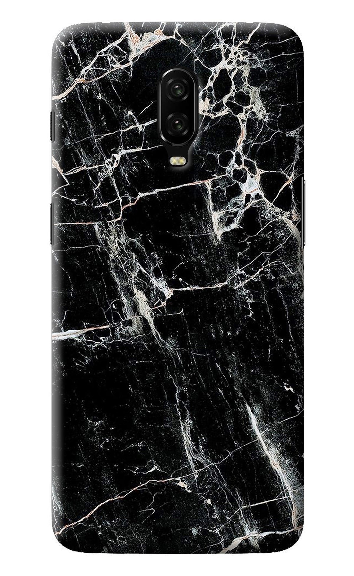 Black Marble Texture Oneplus 6T Back Cover