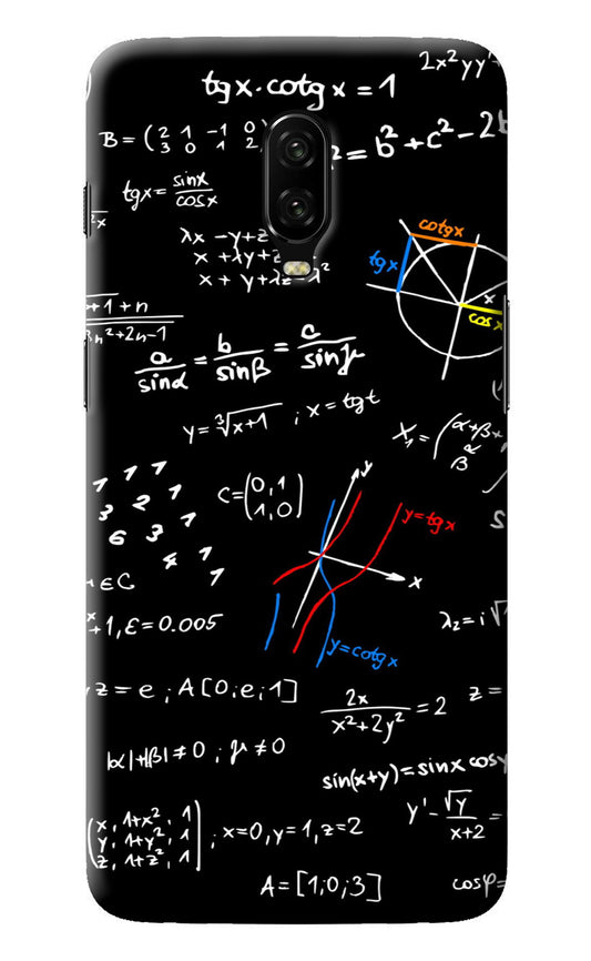 Mathematics Formula Oneplus 6T Back Cover