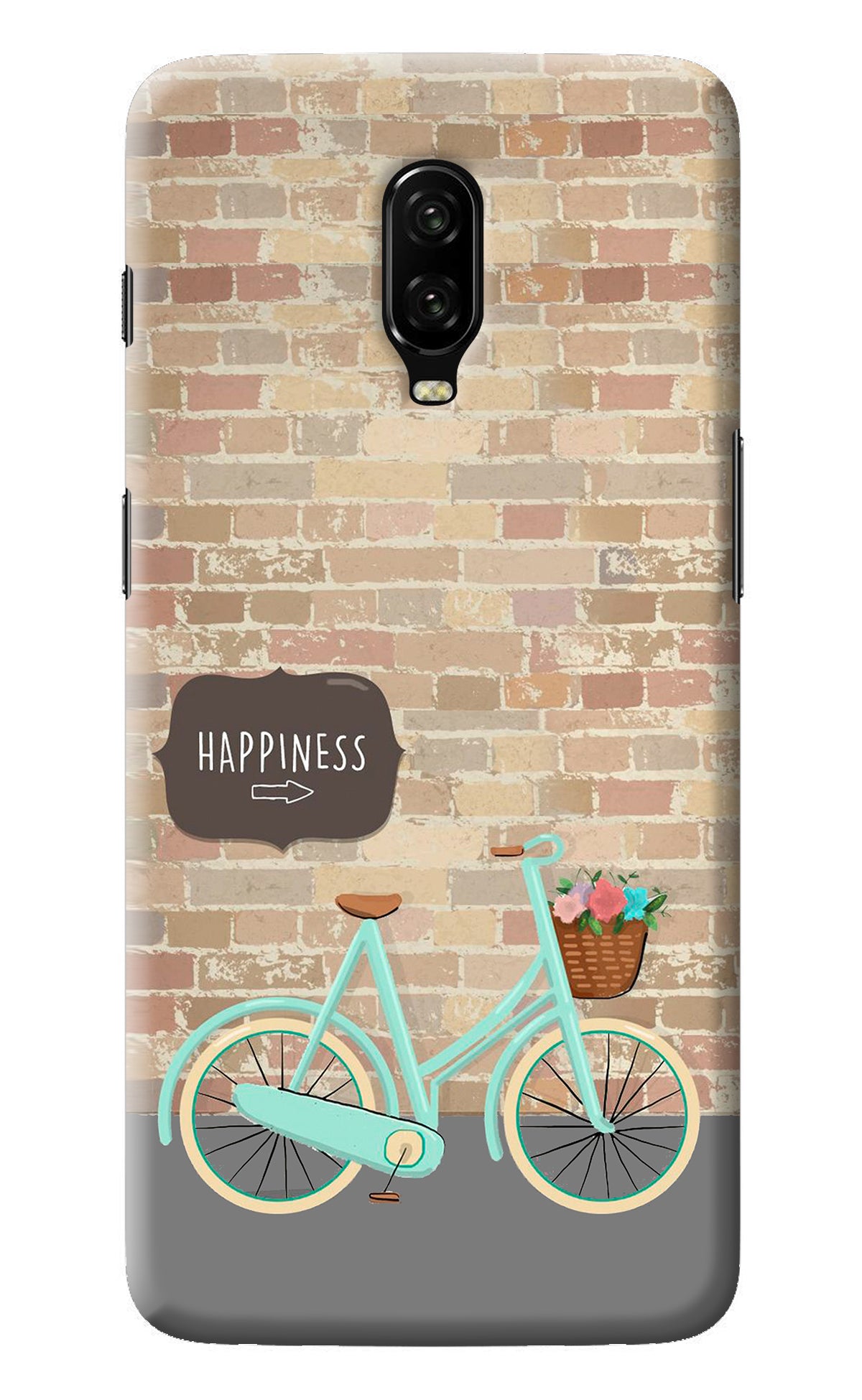 Happiness Artwork Oneplus 6T Back Cover