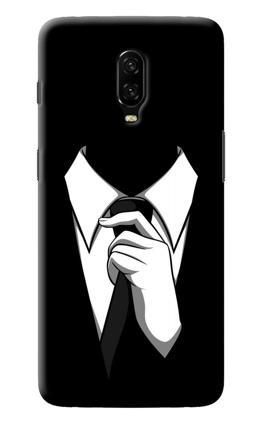Black Tie Oneplus 6T Back Cover