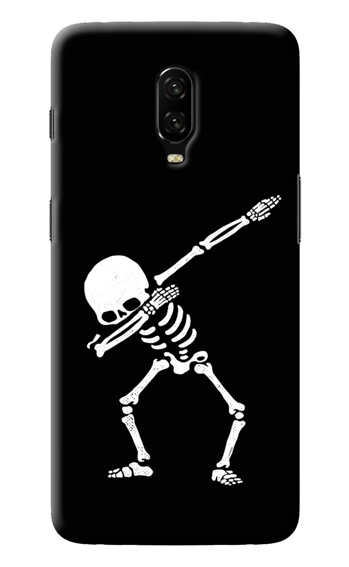 Dabbing Skeleton Art Oneplus 6T Back Cover