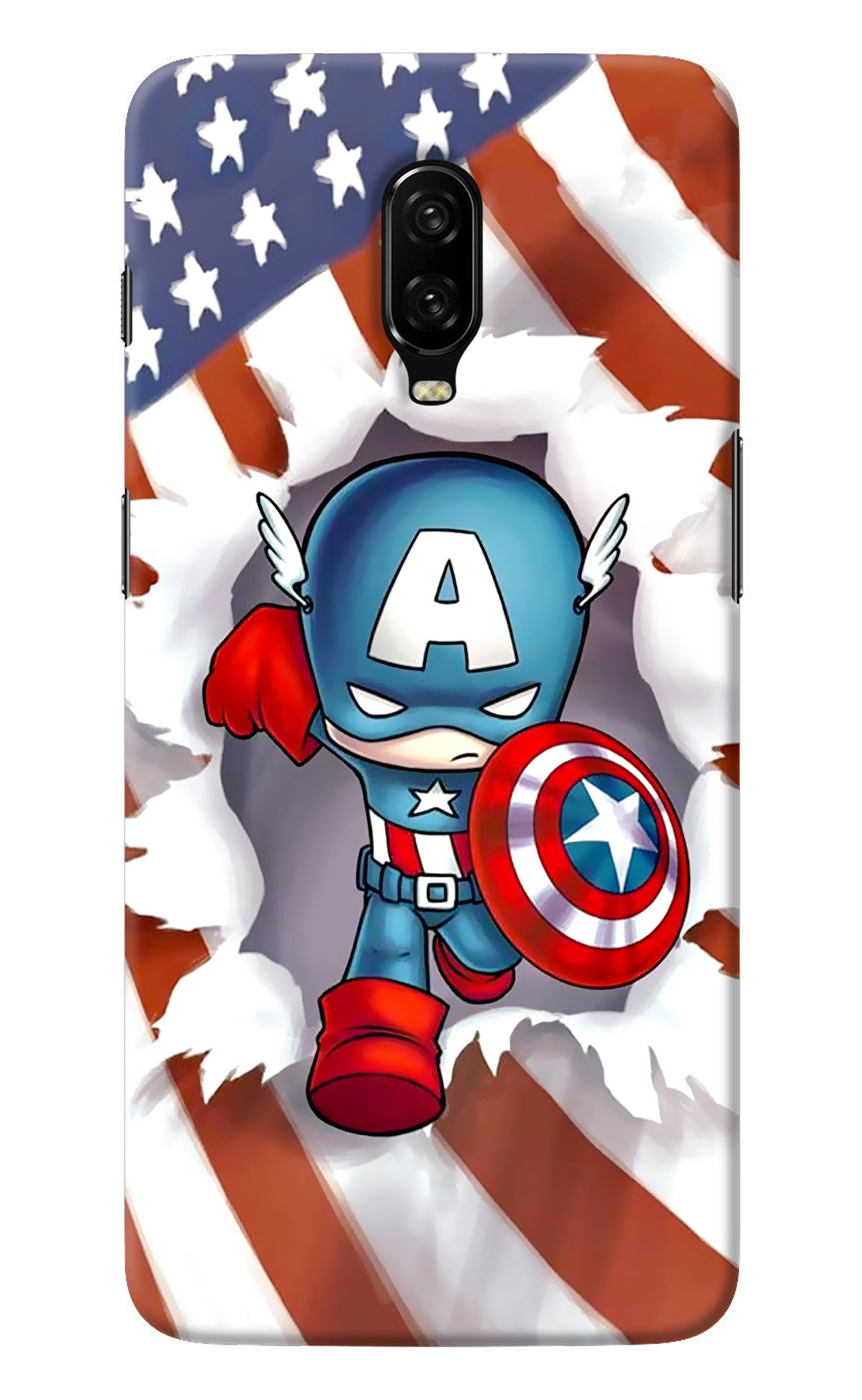 Captain America Oneplus 6T Back Cover