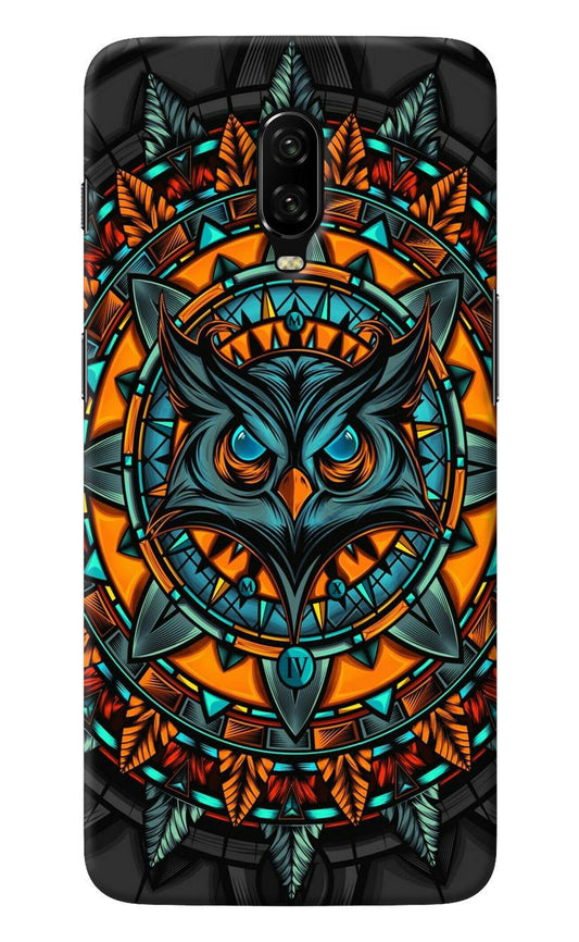 Angry Owl Art Oneplus 6T Back Cover