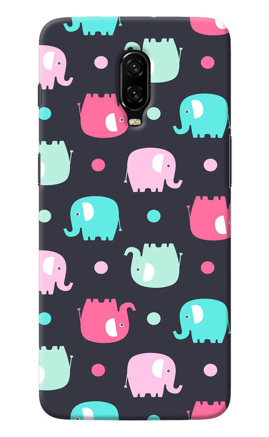 Elephants Oneplus 6T Back Cover