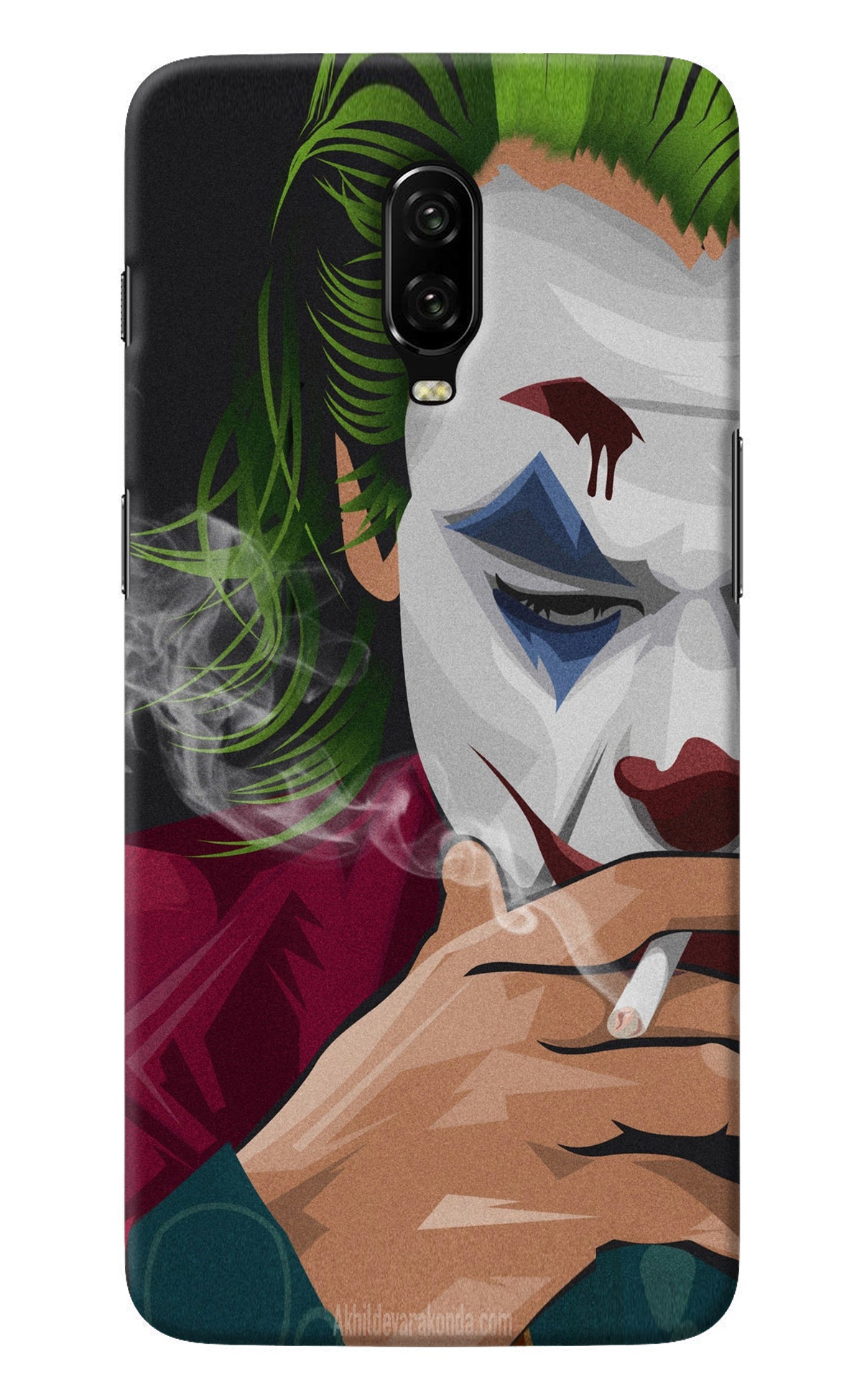 Joker Smoking Oneplus 6T Back Cover