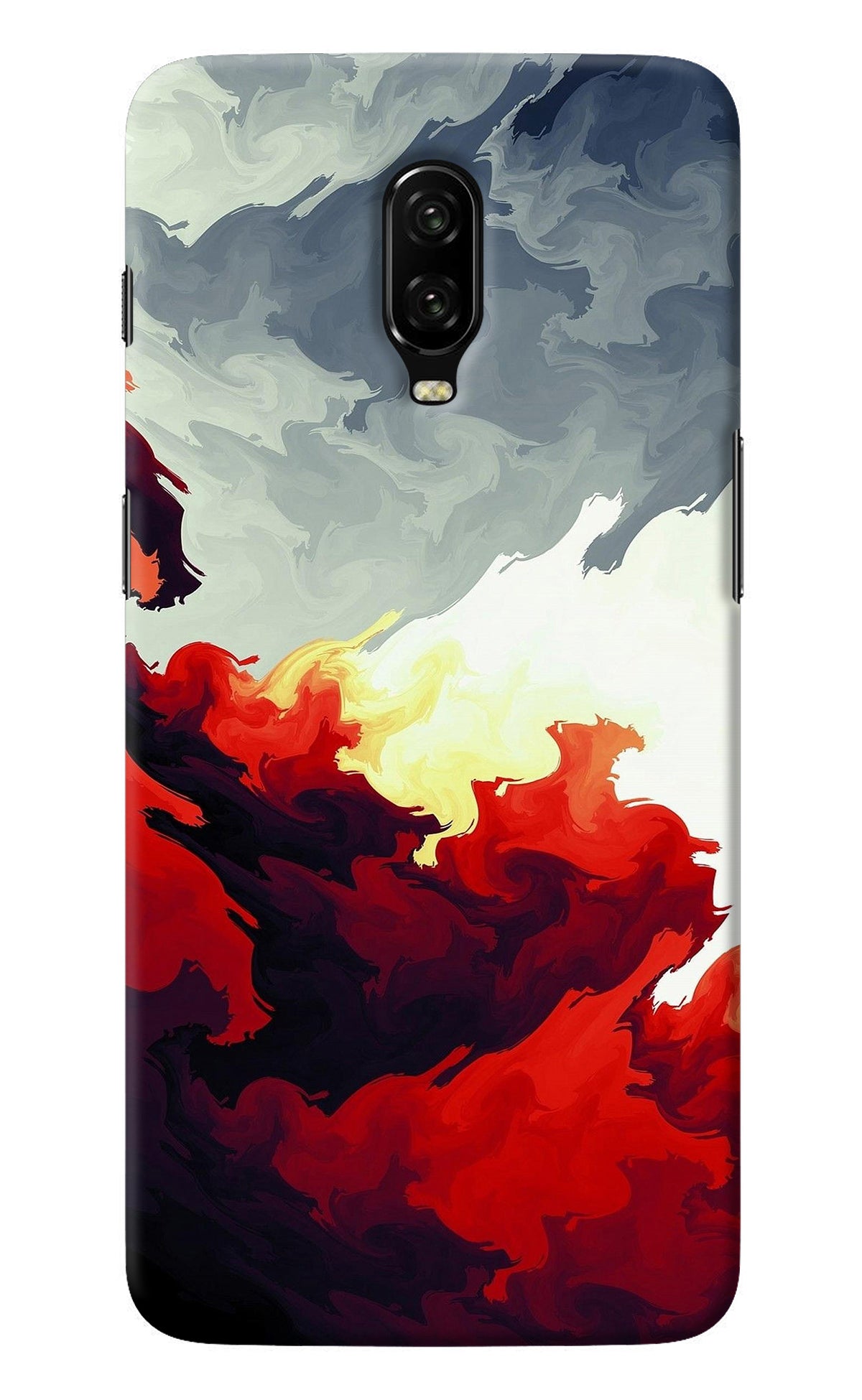 Fire Cloud Oneplus 6T Back Cover