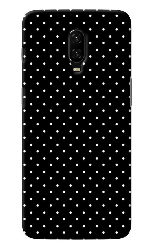 White Dots Oneplus 6T Back Cover