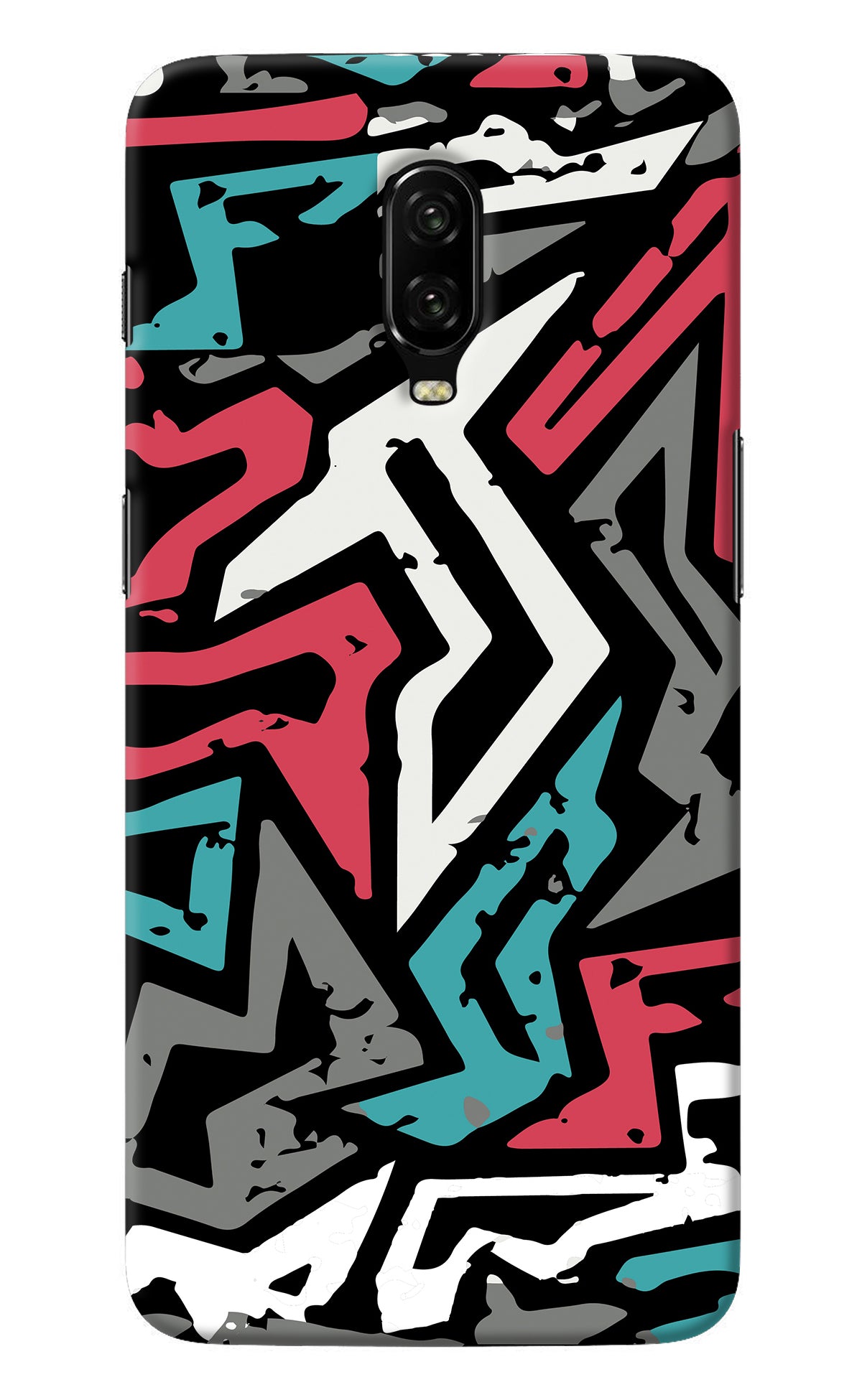 Geometric Graffiti Oneplus 6T Back Cover