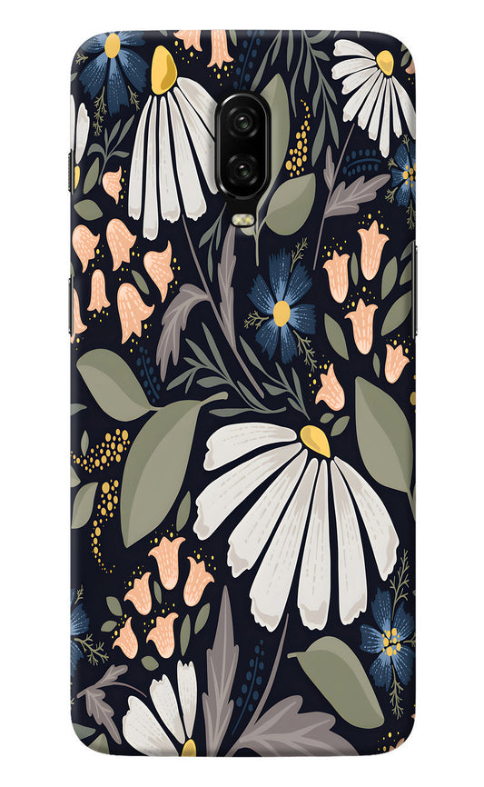 Flowers Art Oneplus 6T Back Cover