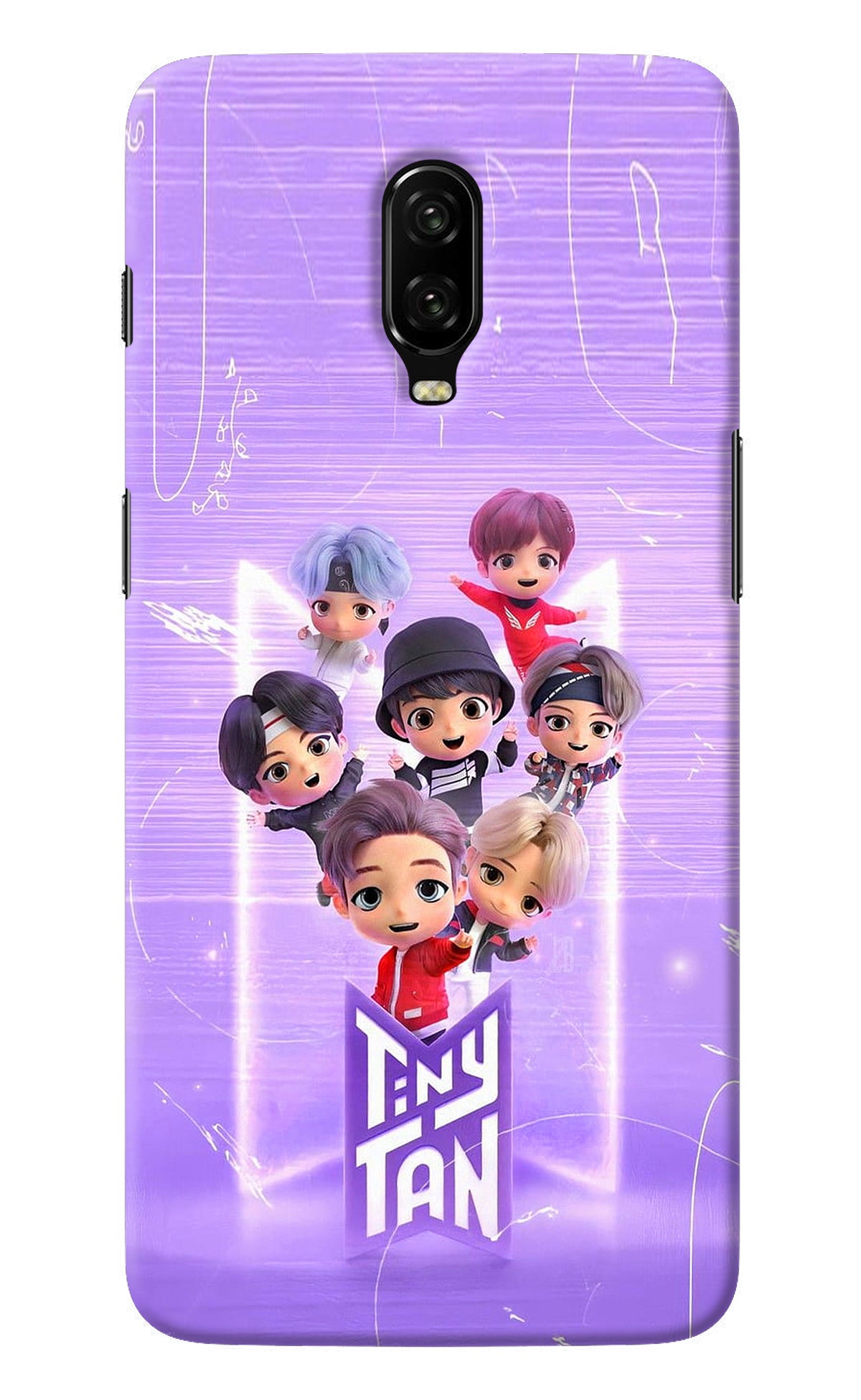 BTS Tiny Tan Oneplus 6T Back Cover