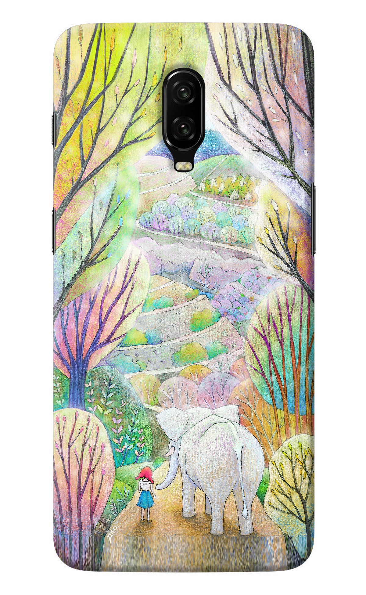 Nature Painting Oneplus 6T Back Cover