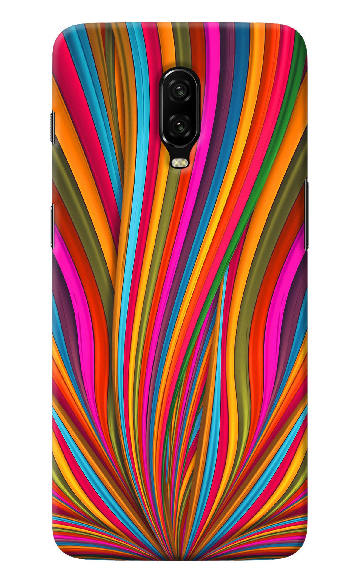 Trippy Wavy Oneplus 6T Back Cover