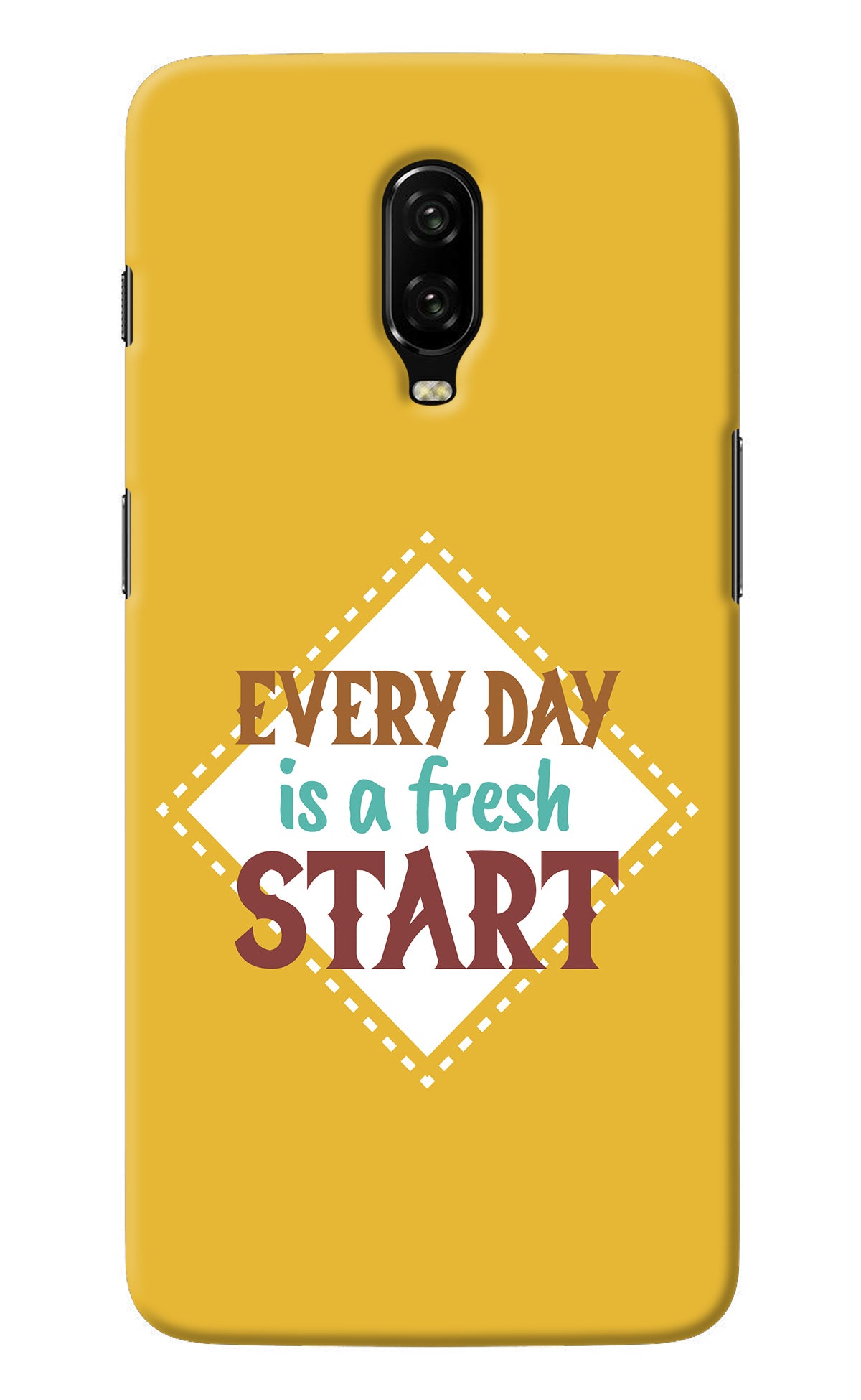 Every day is a Fresh Start Oneplus 6T Back Cover