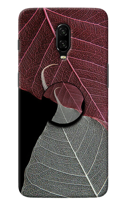 Leaf Pattern Oneplus 6T Pop Case