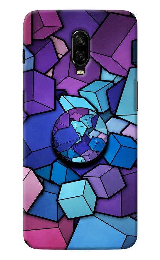 Cubic Abstract Oneplus 6T Pop Case