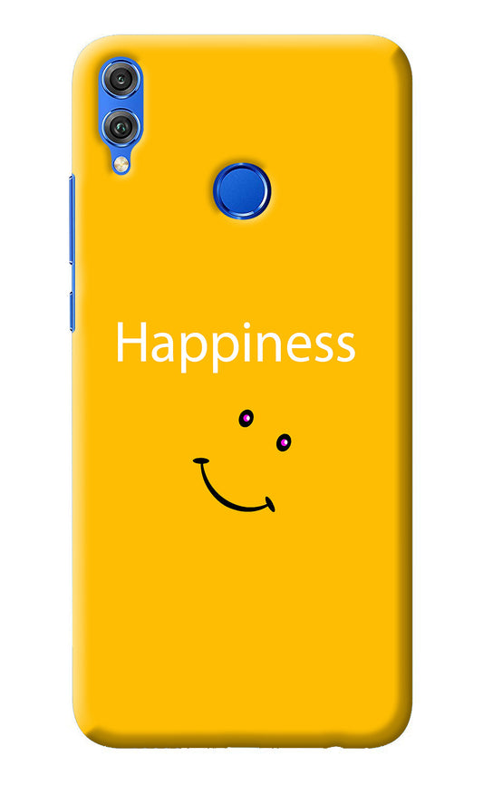 Happiness With Smiley Honor 8X Back Cover