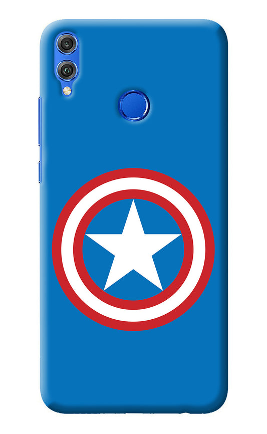 Captain America Logo Honor 8X Back Cover